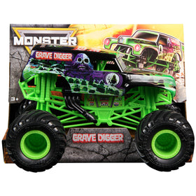 Monster Jam Grave Digger 1:24 scale truck for lifelike play and display.