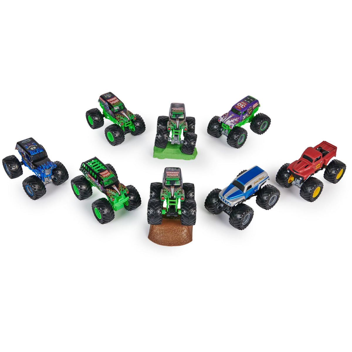 Monster Jam Grave Digger 40th Anniversary cohesive collection display idea
