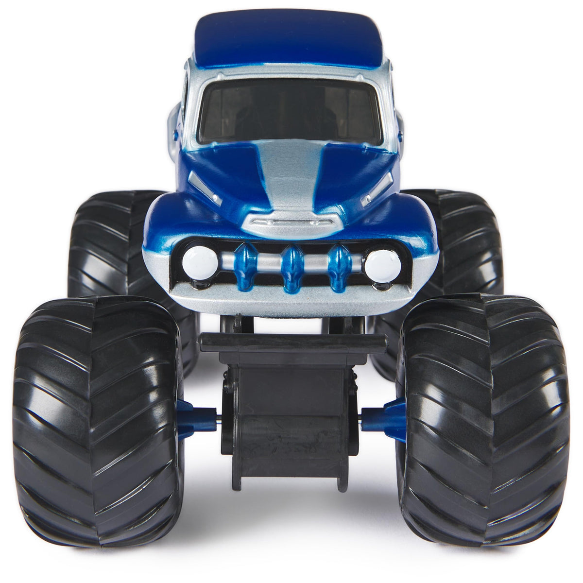 Monster Jam Grave Digger graphics and chassis detail in 1:24 scale.