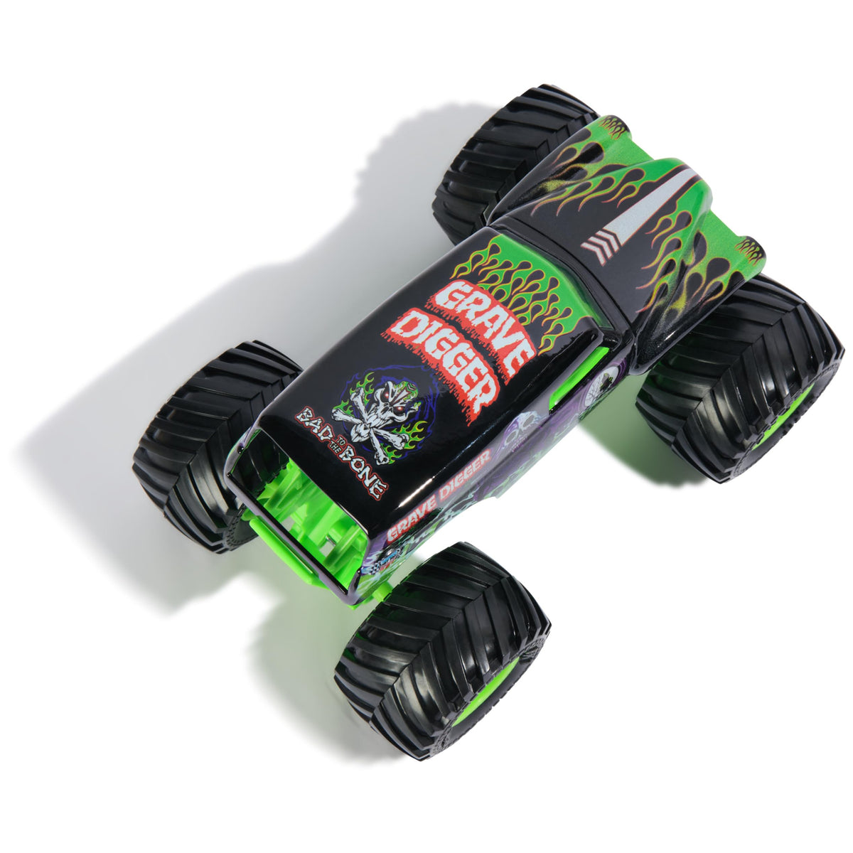 Rubber BKT tires provide strong traction on ramps and floors.