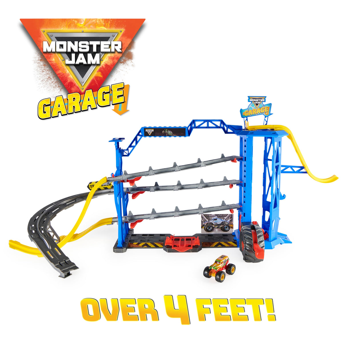 Exclusive Grave Digger 1:64 die-cast truck included.