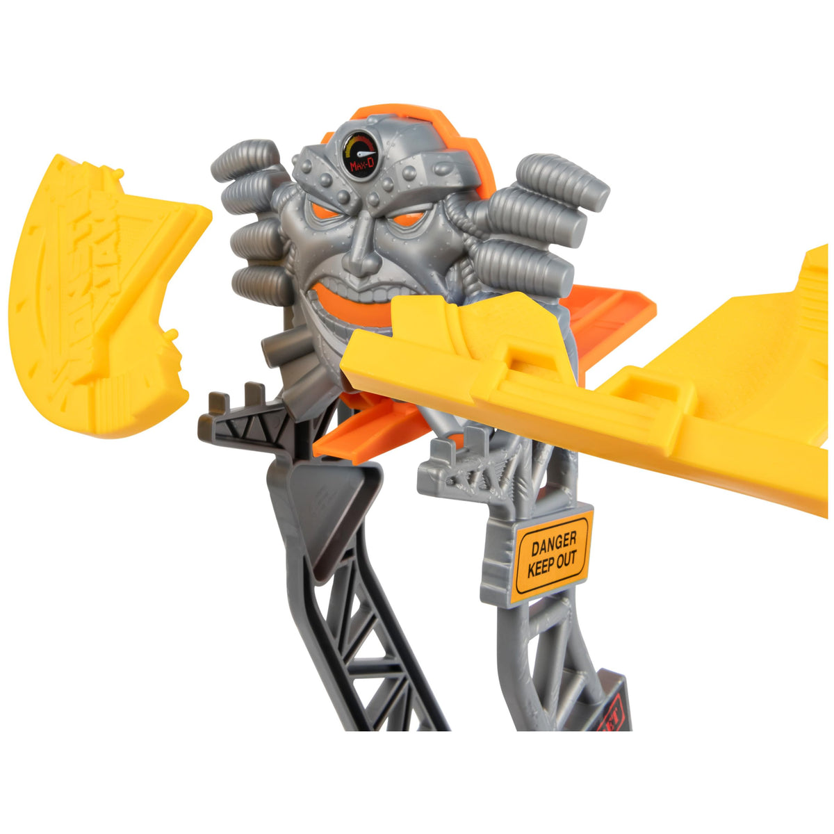 Monster Jam logo break visual revealing Max-D at the ramp peak.