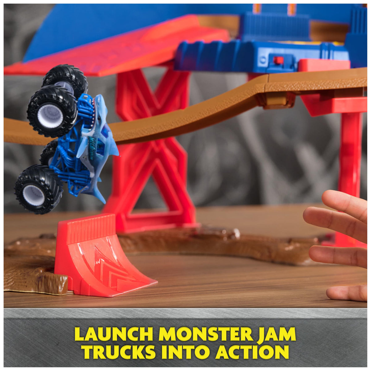 Monster Jam Megalodon 1:64 die-cast truck ready for fast laps