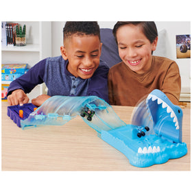 Megalodon mini truck with bold graphics ready for collectable play sessions.
