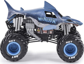 Suspension-action demonstrates absorbing impact for smoother jumps.