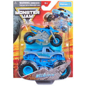 Monster Jam Megalodon truck 1:64 with authentic chassis for realistic play