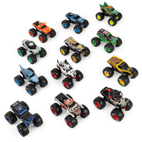 Monster Jam Megalodon 1:64 truck, bold colors for action-packed play.