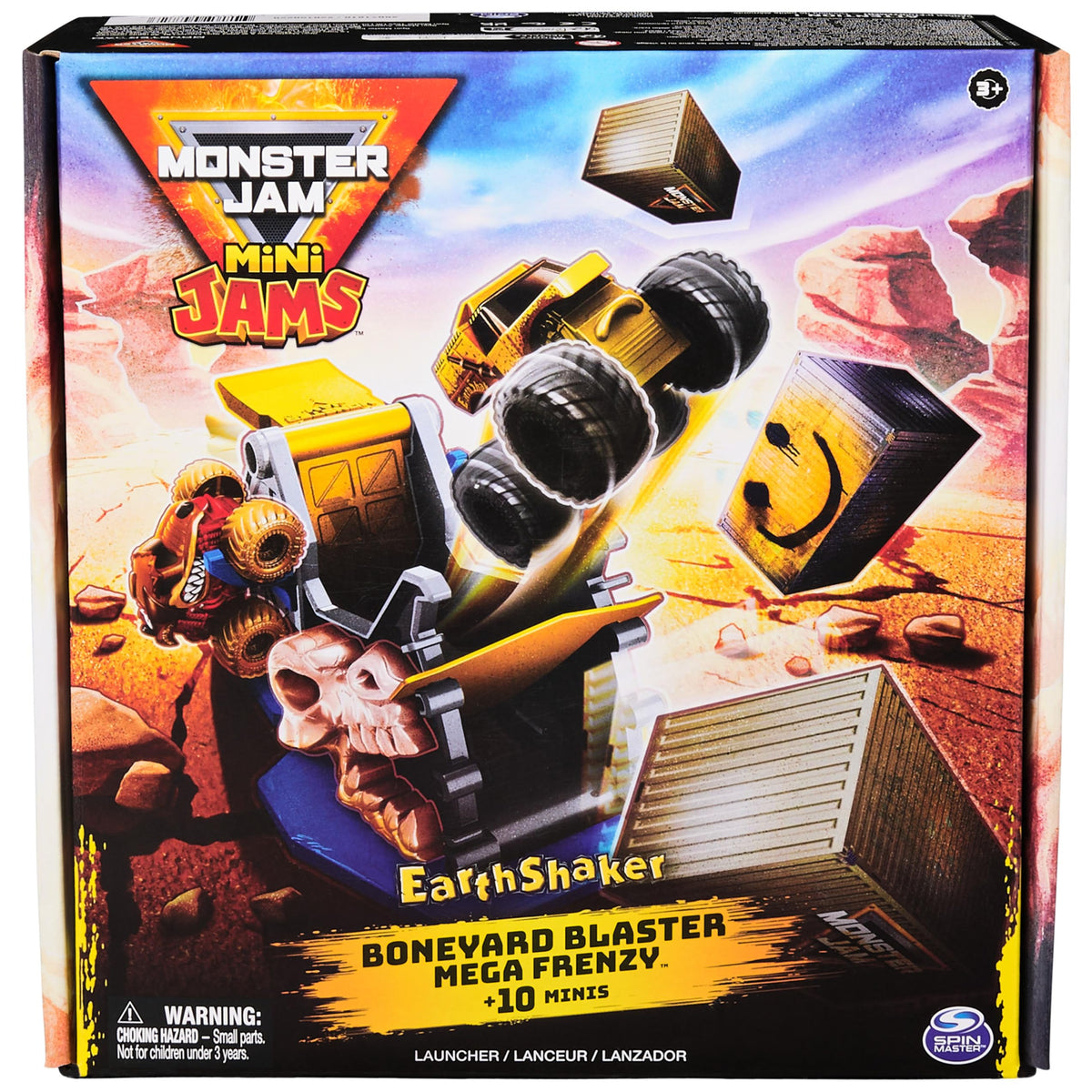 Monster Jam Mini Jams Zombie truck adds spooky flair for themed adventures.