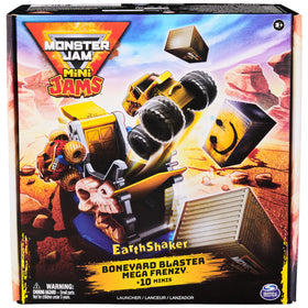 Monster Jam Mini Jams Zombie truck adds spooky flair for themed adventures.