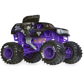 Monster Jam Mohawk Warrior 1:24 diecast, close-up paint detail, authentic look