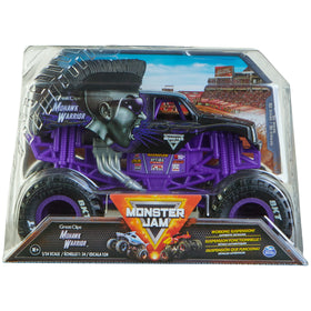 Monster Jam Mohawk Warrior 1:24 diecast, front view, ideal for display
