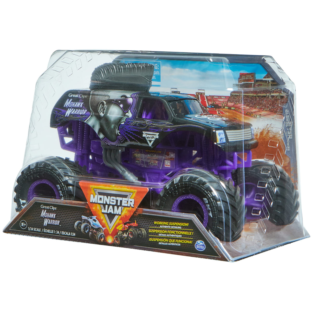 Monster Jam Mohawk Warrior 1:24 diecast, model collection, collectible grade