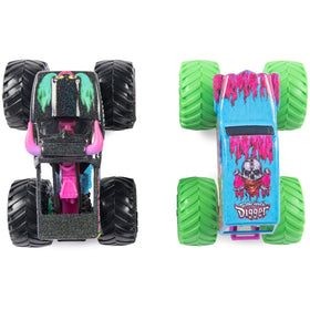 Monster Jam Nitro Neon tire detail emphasizes official BKT tires for realism