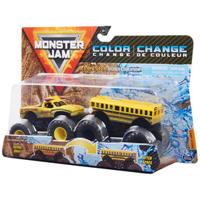 Official Monster Jam 1:64 trucks showcase BKT tires and authentic chassis