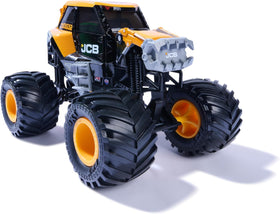 Monster Jam Official JCB DIGatron 1:24 detailed chassis reveals precision craftsmanship for play.