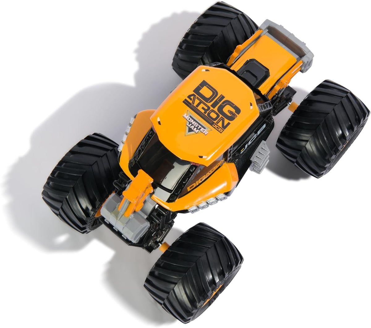 Monster Jam Official JCB DIGatron 1:24 bold graphics and authentic details spark imaginative play.