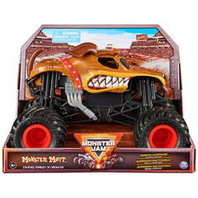 Monster Jam official Monster Mutt Dalmatian 1:24-scale truck with authentic graphics.