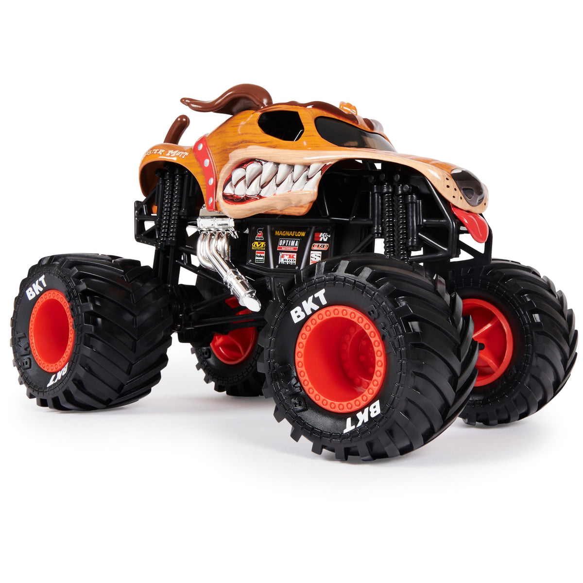 Monster Jam official Monster Mutt die-cast shows precise detailing for collectors.