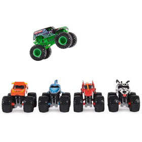 Monster Jam Pit Party 5-Pack Bakugan Dragonoid truck featuring vivid deco.