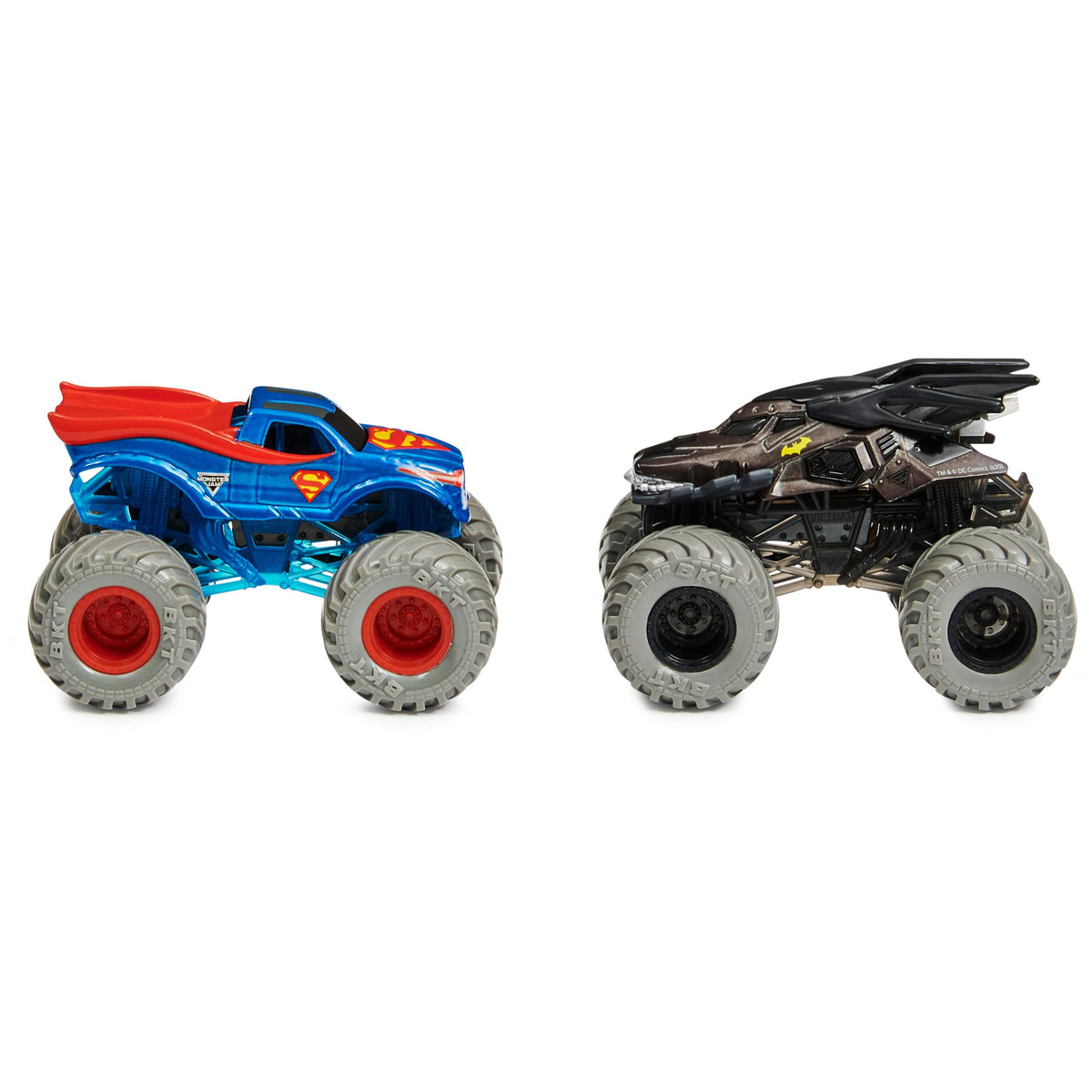 Monster Jam Reveal the Steel 2-Pack dunked in water showing color-change effect