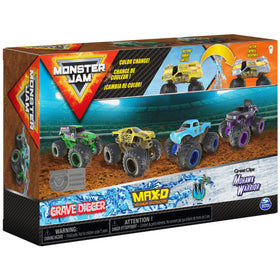 Monster Jam Reveal the Steel 4-Pack driver molded in seat detail.