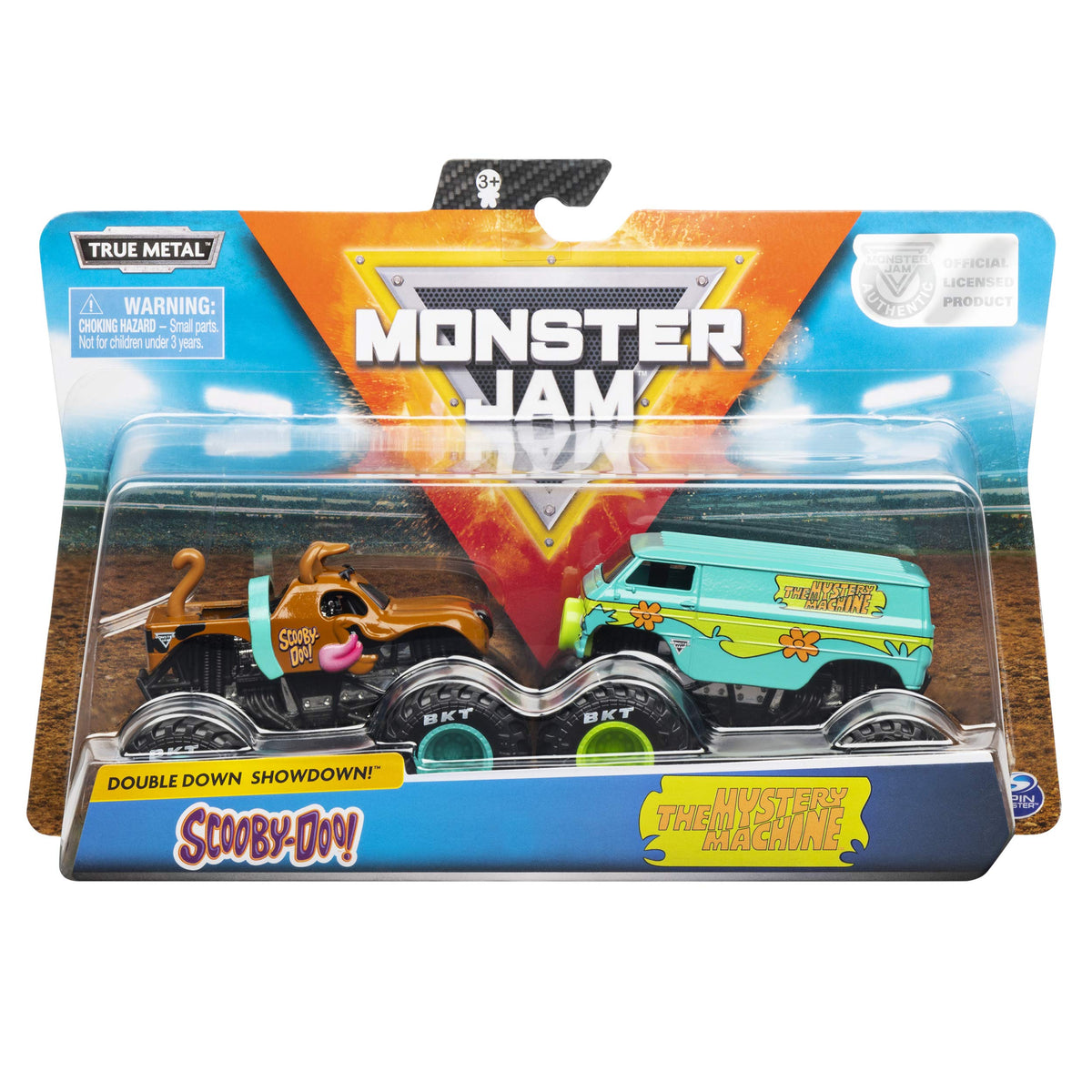 Monster Jam Scooby-Doo vs Mysterty Machine 164-scale pack cover with collectible artwork
