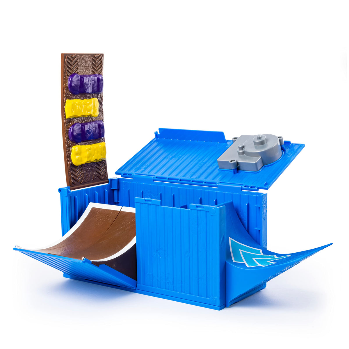 Two ramps with different angles on Monster Jam Ship It & Flip It
