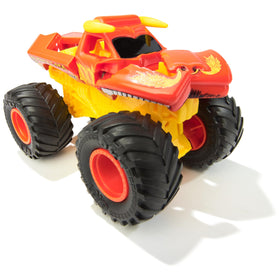 Monster Jam Smash and Bash truck tire detail showing official BKT tires