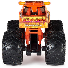 Monster Jam stylized rims 164-scale highlight true truck styling.