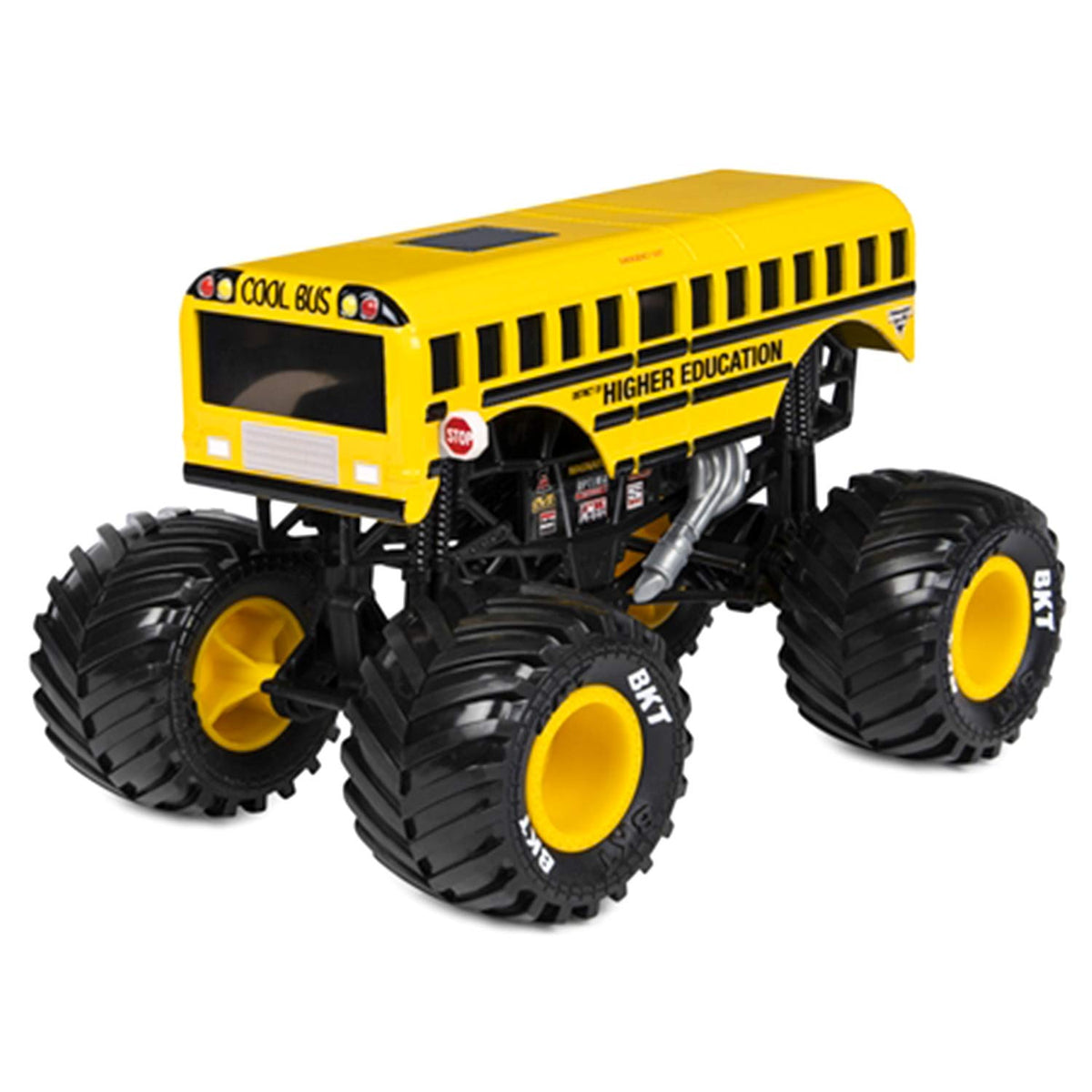 Monster Jam working suspension system enhances impact absorption for dynamic jumps