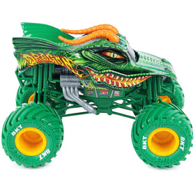 Monster Jam working suspension shows real action for dynamic play.