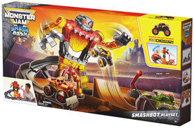 Repair bay station to crank and revive SmashBot quickly.