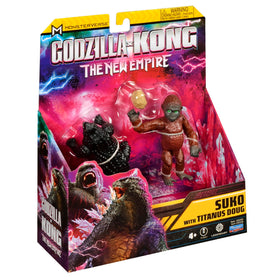 MonsterVerse Godzilla x Kong license logo graphic on packaging.
