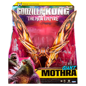 MonsterVerse Mothra figure front view highlights detailed sculpt for display.