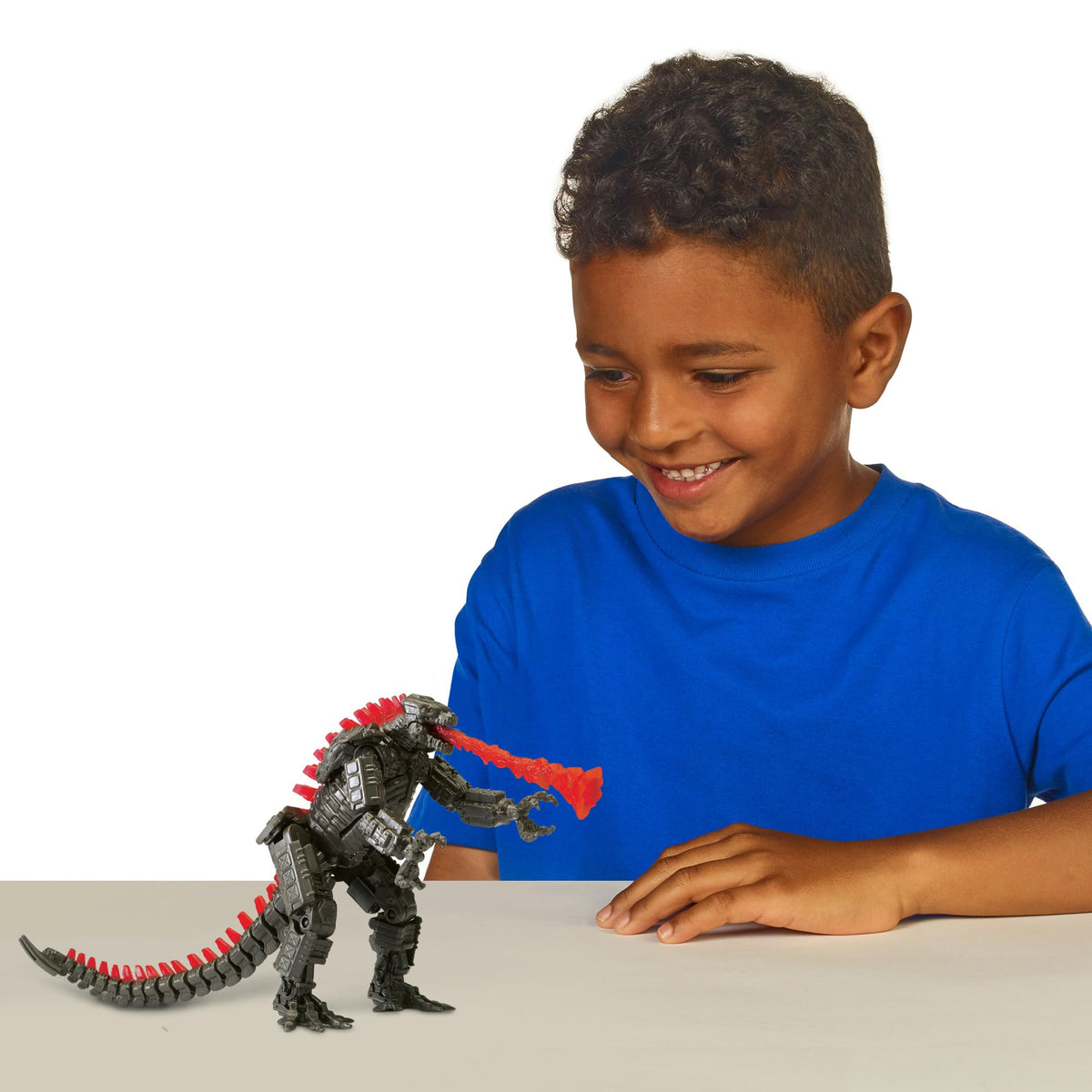 Poseable MechaGodzilla enables dynamic battle poses and dioramas.