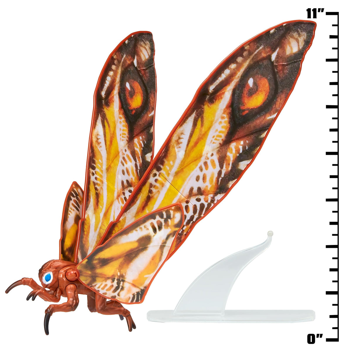 MonsterVerse Mothra figure in dynamic pose ready for action scenes.