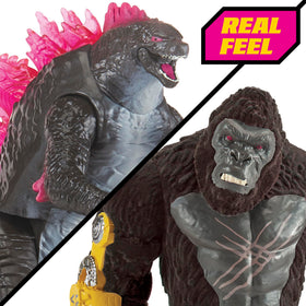 Kong Real Feel Kong flocked fur close-up for soft-to-the-touch realism