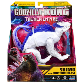 MonsterVerse Shimo figure detailed texture close-up, realistic surface detailing.