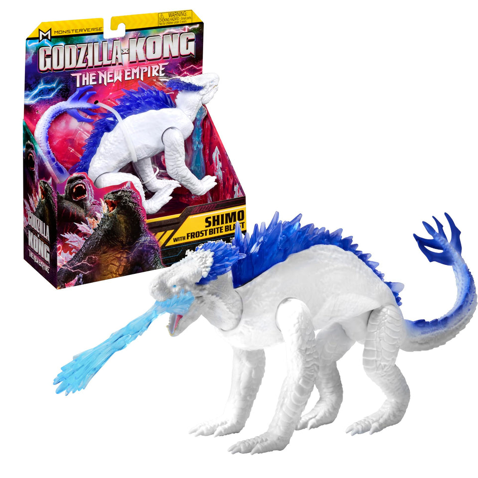 MonsterVerse Shimo figure front view, detailed sculpting for display and collection.