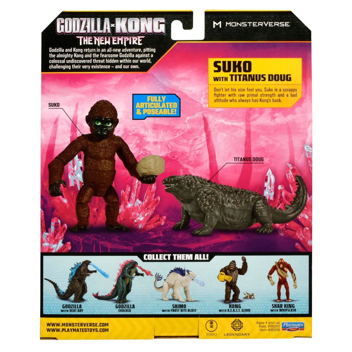 MonsterVerse Suko-Titanus detail finish highlights film-inspired textures.