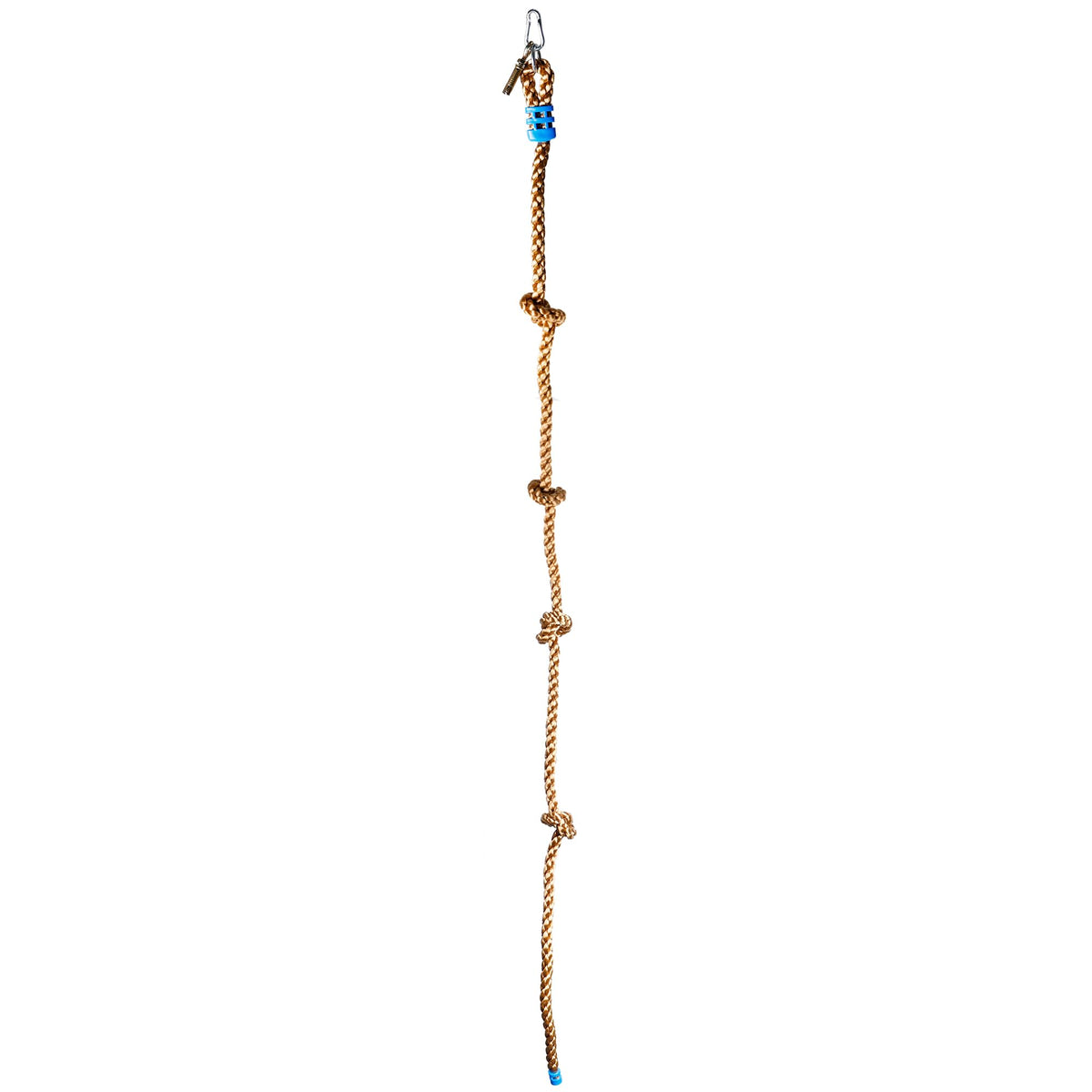 Mont Pleasant climbing rope shown with a child on the rope for safe play.