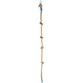 Mont Pleasant climbing rope shown with a child on the rope for safe play.