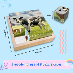 Montessori Castle wooden blocks for toddlers promote fine motor skills and exploration.