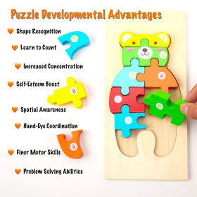 Montessori Mama dolphin puzzle with vibrant aquatic hues aiding sequence and spatial awareness.