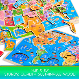 Montessori Mama thick durable wood construction designed for long-lasting preschool use