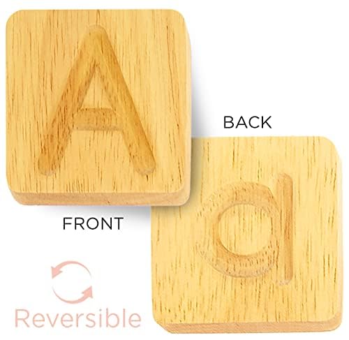 Montessori Me eco-friendly hardwood texture for durable learning.