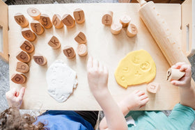 Montessori & Me laser-engraved letters provide clear impressions for quick recognition.