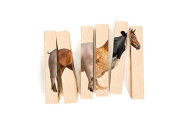 Montessori and Me chunky puzzle supports early learning with animal matching activities.