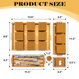 Montex Golden Beads hundred position squares aid base-ten understanding.