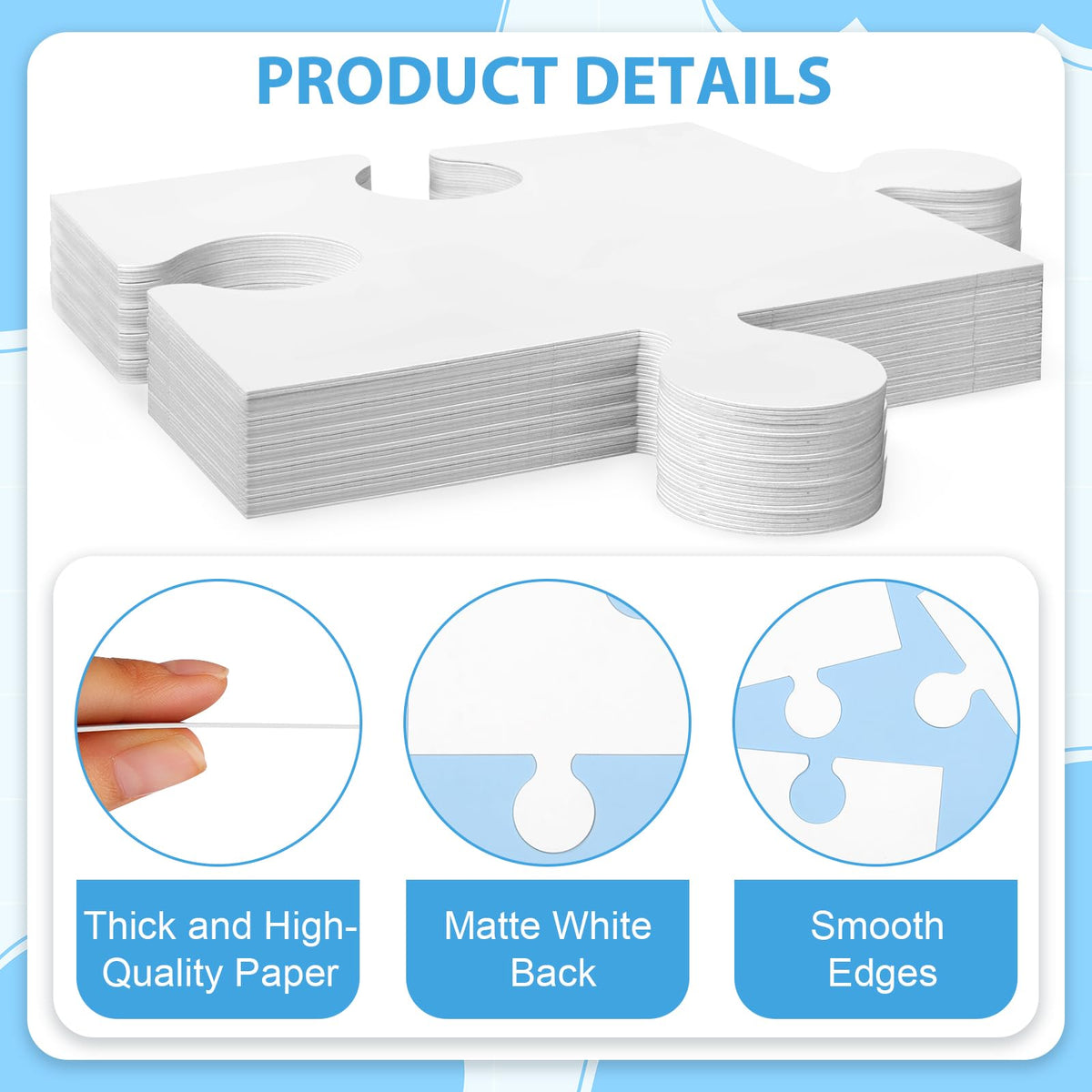 Moodaily thick 2.5 cm cardboard provides durable, long-lasting pieces.